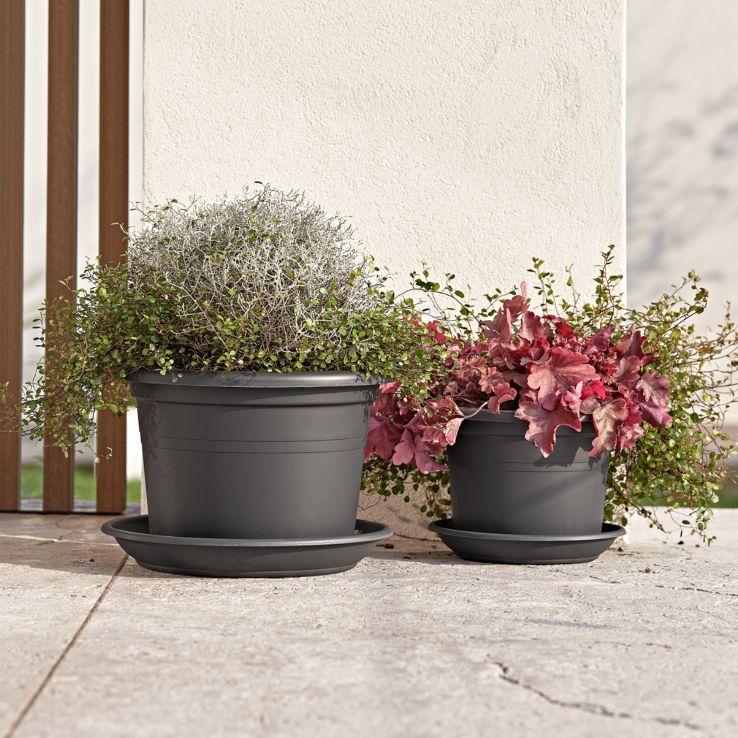 ქოთანი „ბეისიკ რაუნდი“ ⌀20სმ, თეთრი