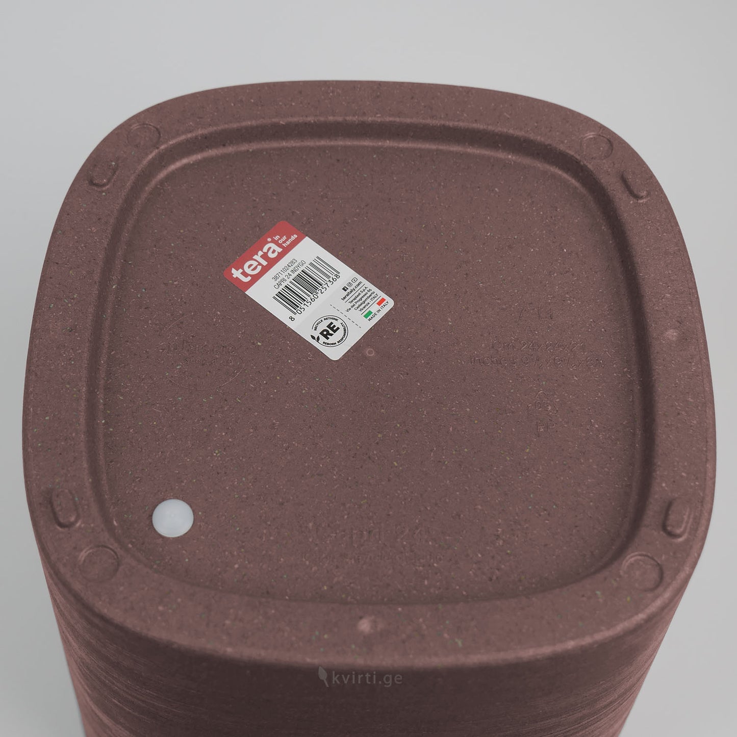 Flowerpot CAPRI 19cm ROSEWOOD