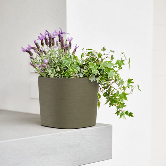 Flowerpot CAPRI 19/24cm GREEN HAY