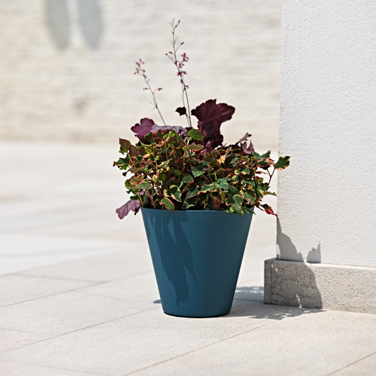 ქოთანი „ესტორილი“ ⌀16სმ, მუქი ფირუზისფერი