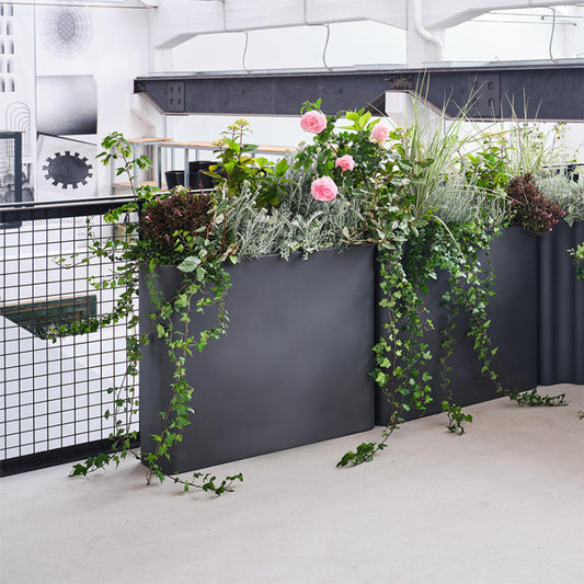 ქოთანი „დივიო“ 90სმ, ნახშირისფერი