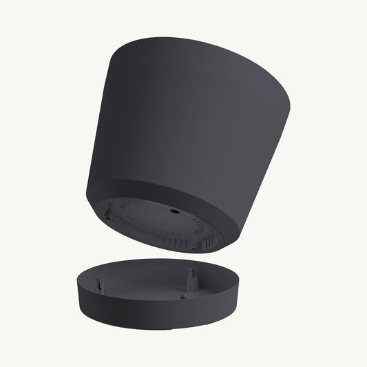 ქოთანი „ორიონი“ ⌀19/24/29სმ, მუქი ნაცრისფერი