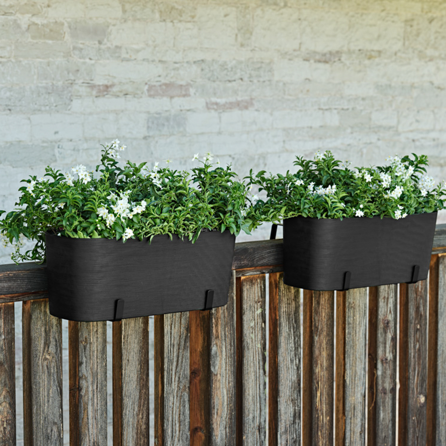 Flowerpot PAROS KIT 40/60cm BLACK