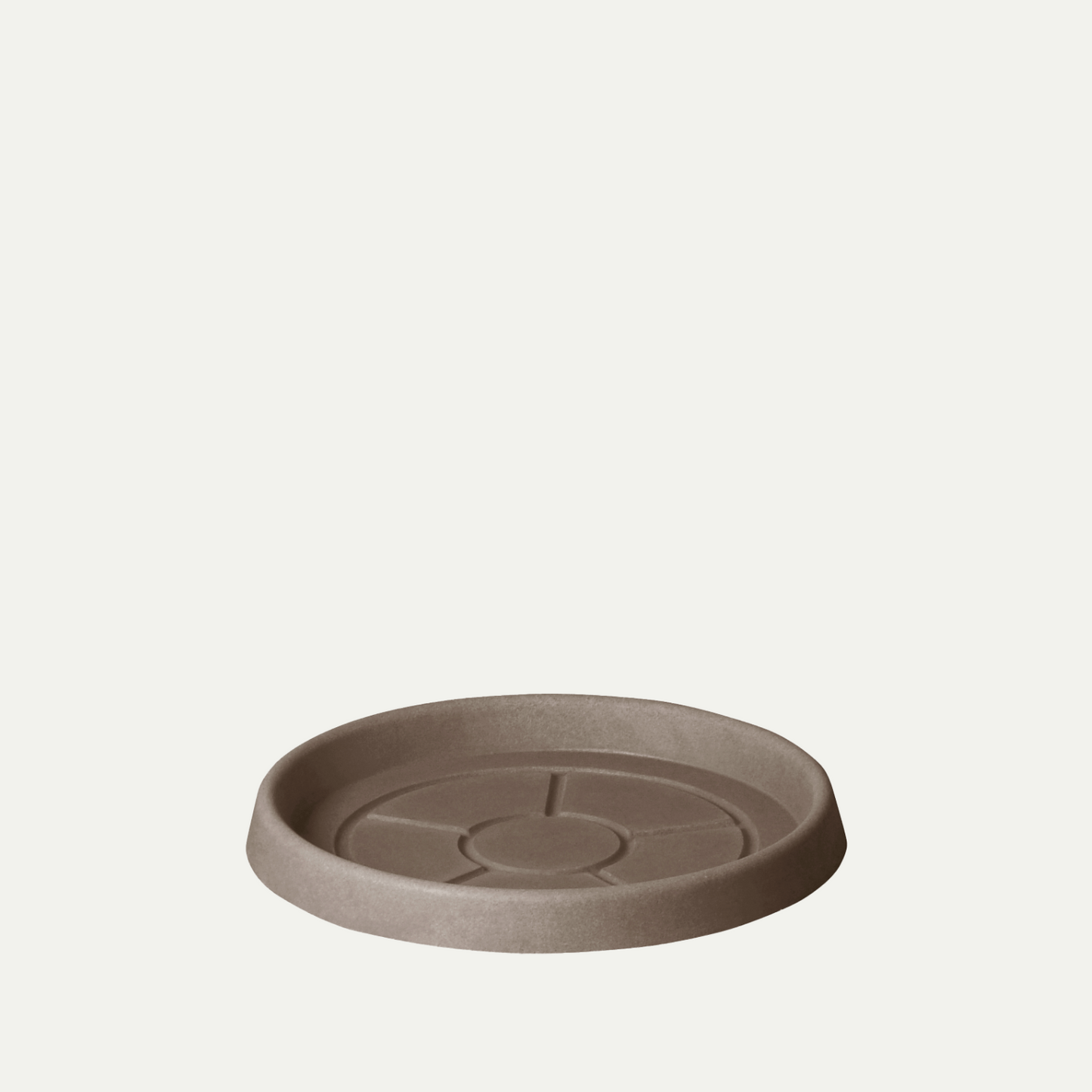 ქოთნის თეფში „სოტოვაზო როტონდო ევერ“ ⌀30/33სმ, რძიანი ყავისფერი