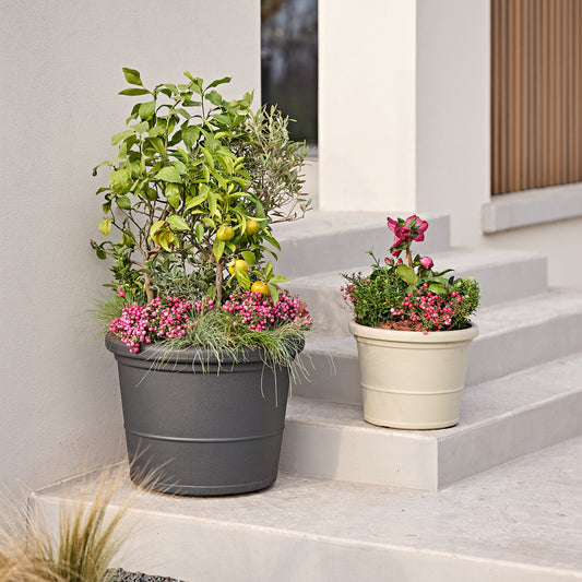 ქოთანი „ეოსი" ⌀40/60სმ, ნახშირისფერი