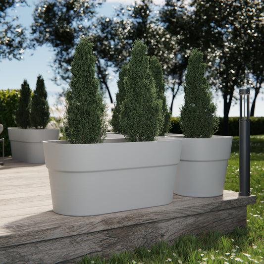 ქოთანი „სირიო“ 78სმ, თეთრი