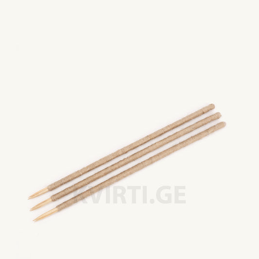 3 ცალი მცენარის ხის საყრდენი ჩხირი, 40 სმ