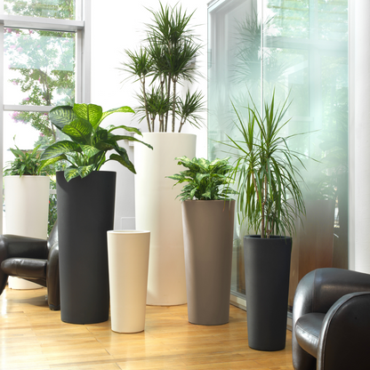 Flowerpot SCHIO CONO 70cm WHITE