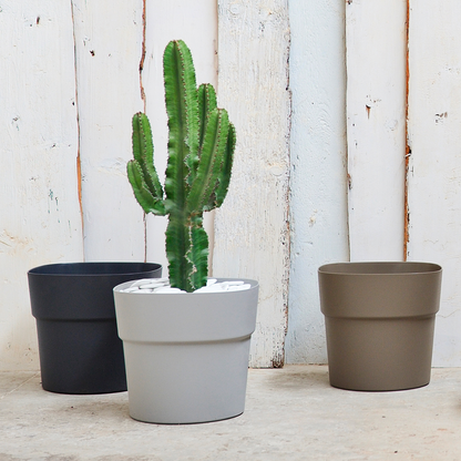 ქოთანი „ანდრომედა“ 28/38/48სმ, მუქი ნაცრისფერი