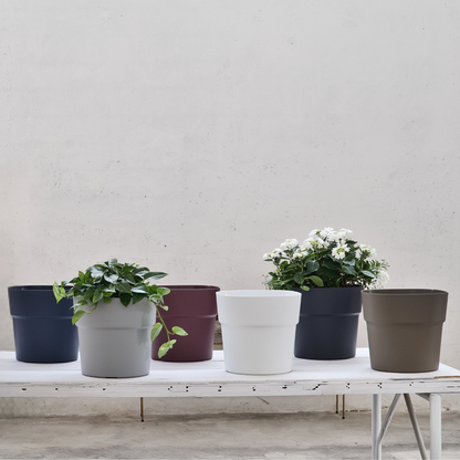 ქოთანი „ანდრომედა“ 28/38/48სმ, მუქი ნაცრისფერი