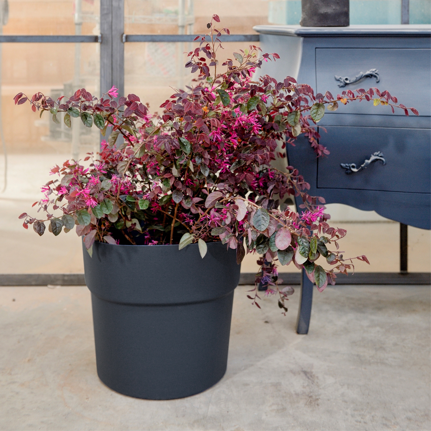 ქოთანი „ანდრომედა“ 28სმ, მუქი ლურჯი