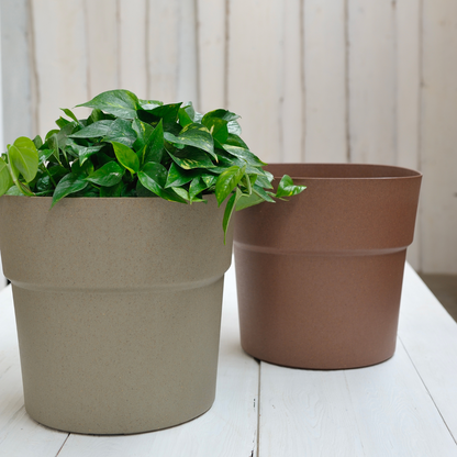 Flowerpot ANDROMEDA 28/38cm RED AMBER