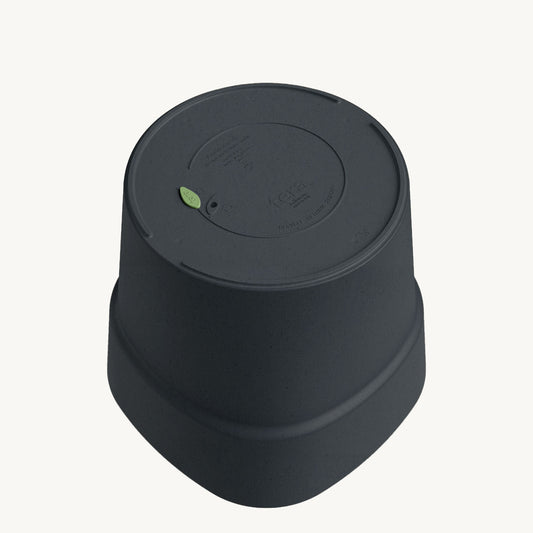 ქოთანი „ანდრომედა“ 28/48სმ, ლურჯ-ნაცრისფერი ხის ფაქტურით