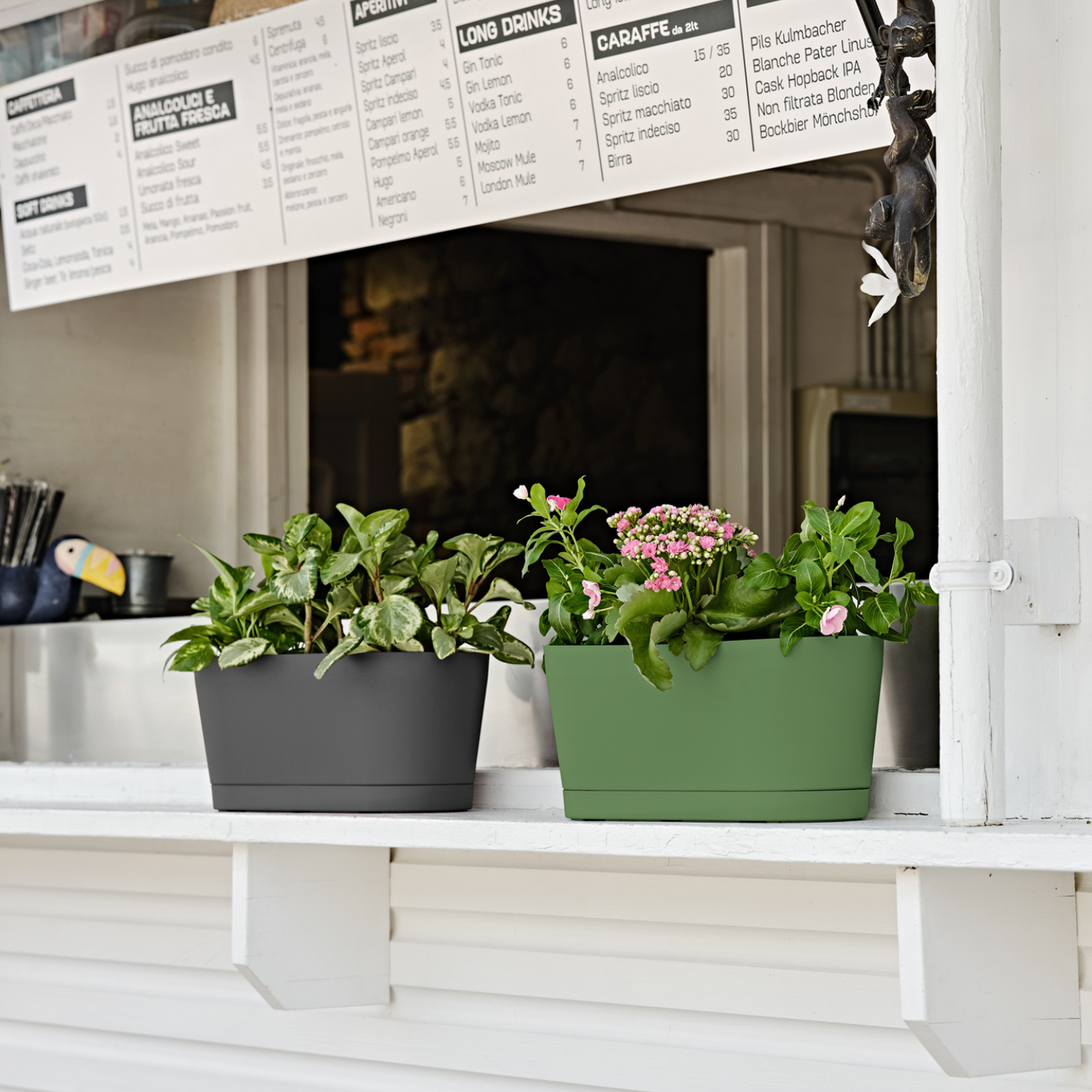 Flowerpot VEGA 40cm FOREST