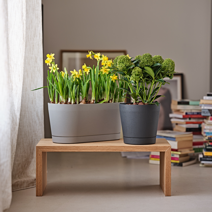 ქოთანი „ორიონი“ ⌀19/24/29სმ, მუქი ნაცრისფერი