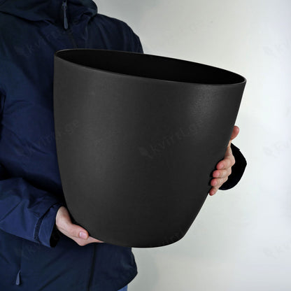 ქოთანი „ბაიონი“ ⌀30/35სმ, მუქი ნაცრისფერი