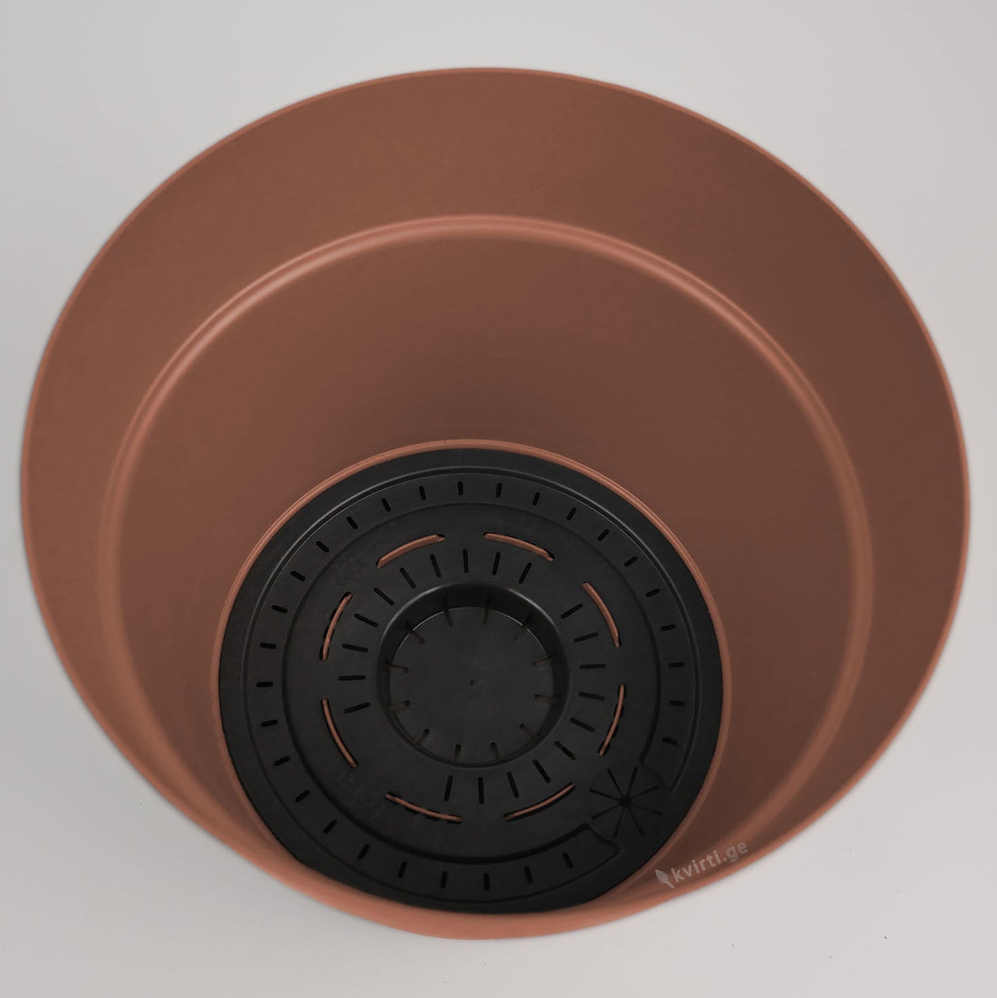 ქოთანი „ბლუმი“ ⌀19/24/29სმ, თიხისფერი