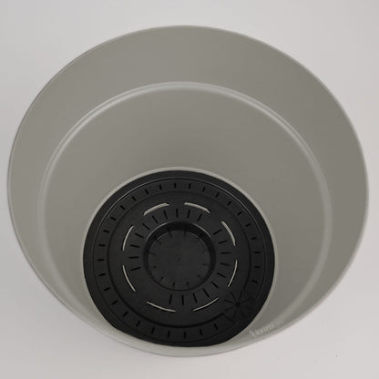 ქოთანი „ბლუმი“ ⌀19/24/29სმ, თეთრი