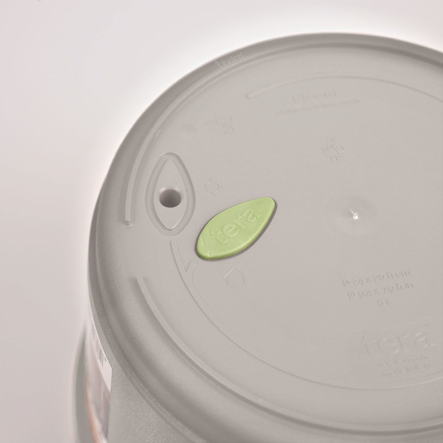 ქოთანი „ბლუმი“ ⌀19/24/29სმ, თეთრი