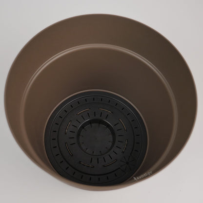 ქოთანი „ბლუმი“ ⌀19/24/29სმ, ღია ყავისფერი