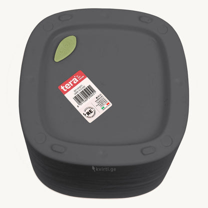 ქოთანი „კაპრი“ 19/24/29სმ, შავი