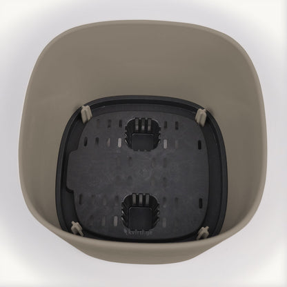 ქოთანი „კაპრი“ 38სმ, ღია ყავისფერი