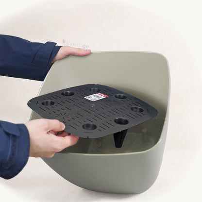 ქოთანი „ცეილონი“ 30სმ, რძისფერი