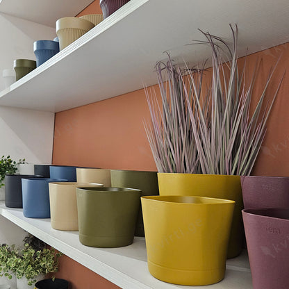 Flowerpot COLORADO 15/20cm GOLDEN LIME