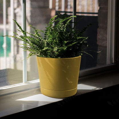 Flowerpot COLORADO 15/20cm GOLDEN LIME