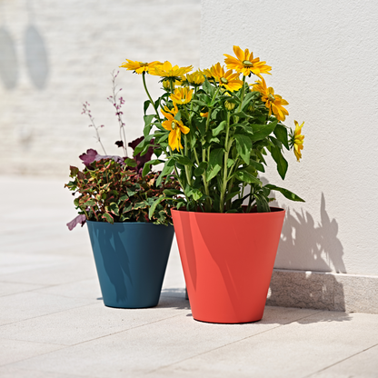 ქოთანი „ესტორილი“ ⌀16სმ, მარჯნისფერი