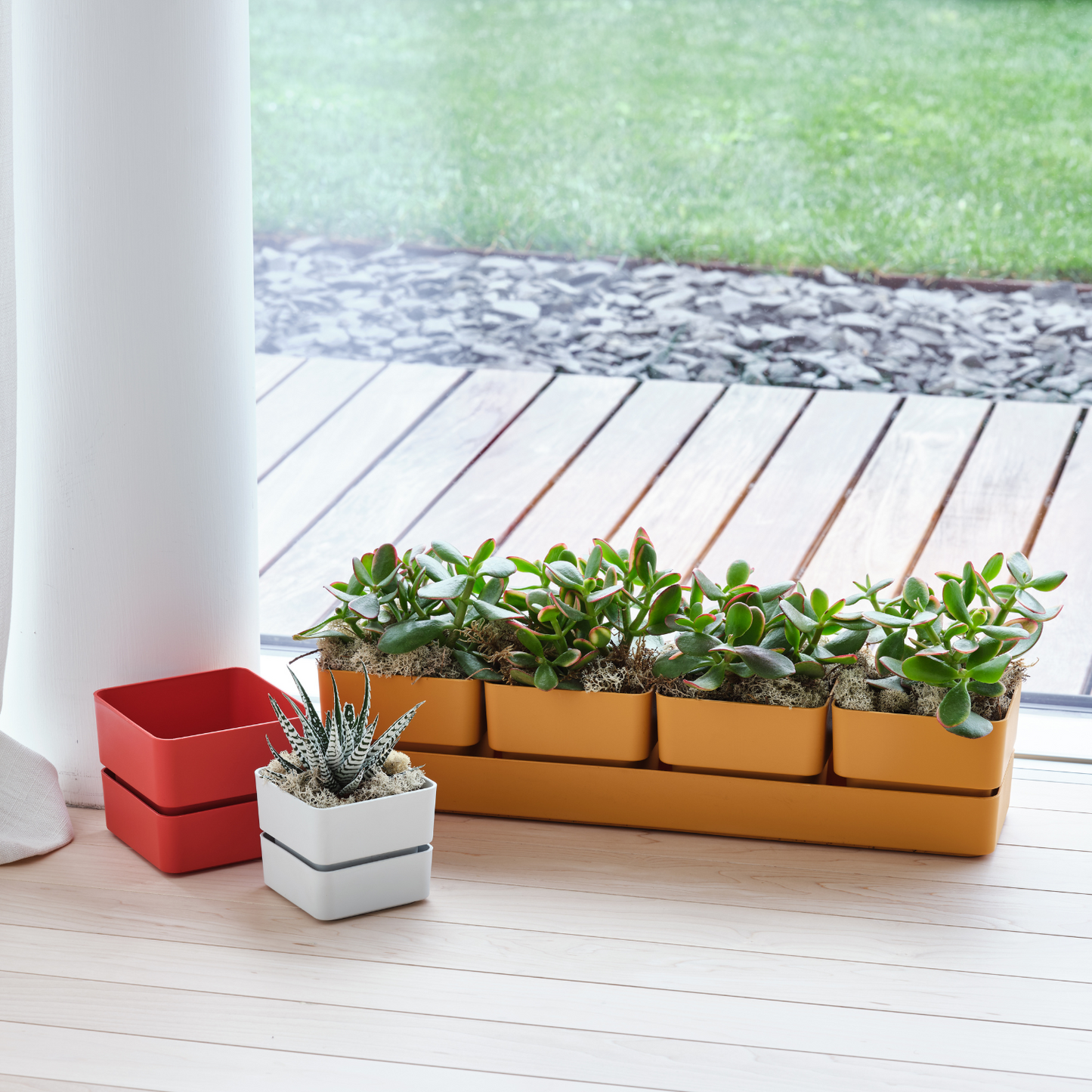 Flowerpot VELETA 9/12cm CORAL