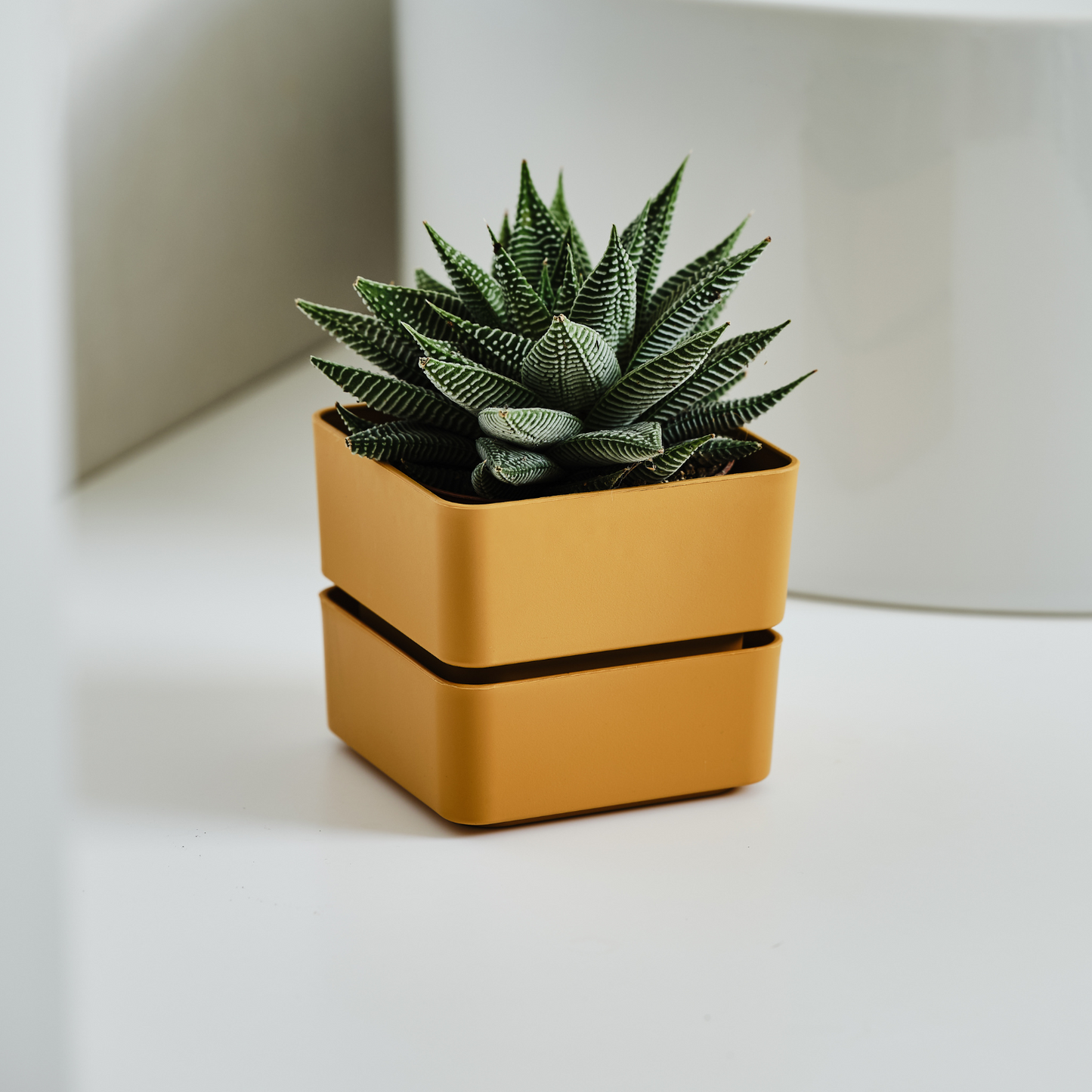 Flowerpot VELETA 9/12cm CURRY