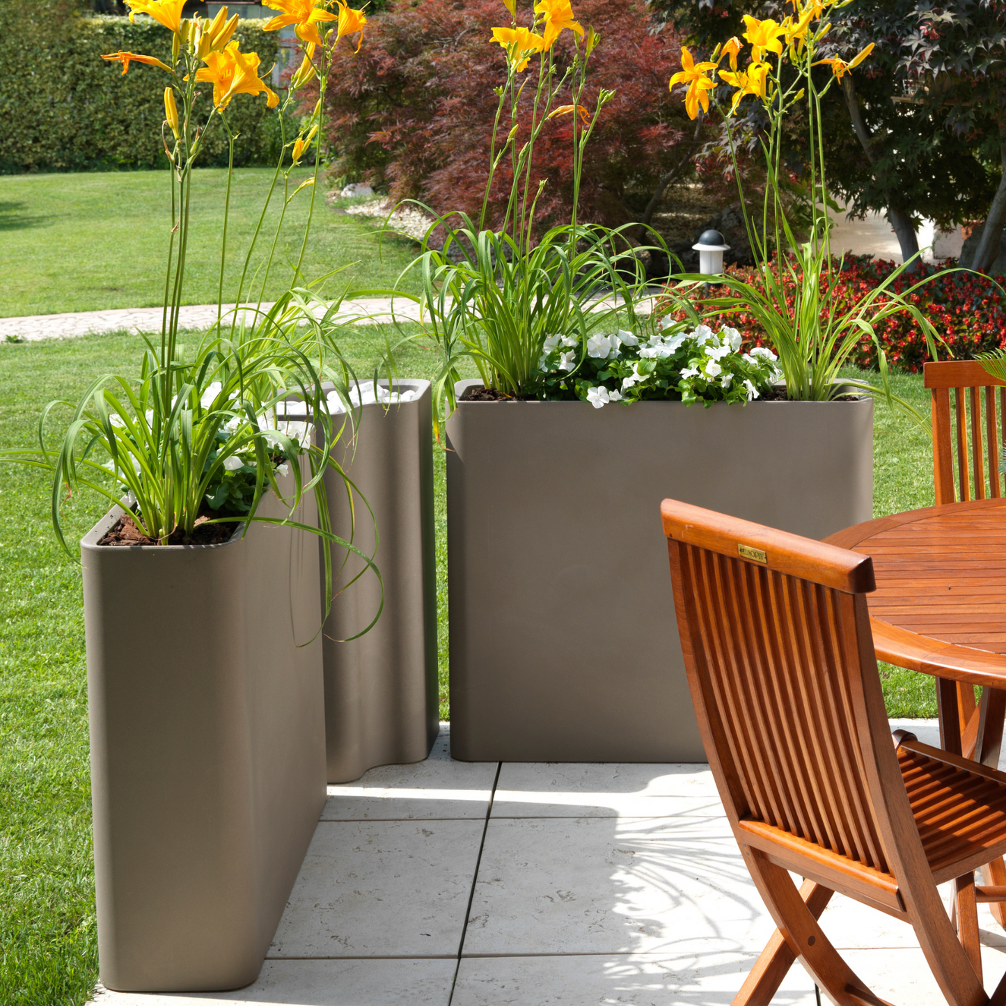 ქოთანი „დივიო“ 90სმ, რძიანი ყავისფერი