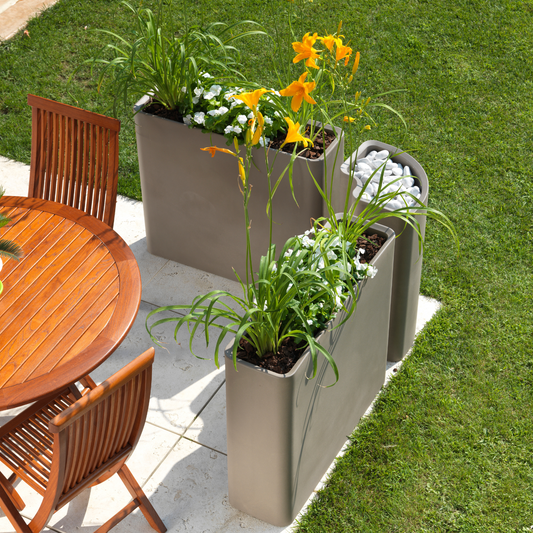 ქოთანი „დივიო“ 90სმ, რძიანი ყავისფერი