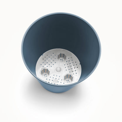 ქოთანი „ესტორილი“ ⌀16სმ, მუქი ფირუზისფერი