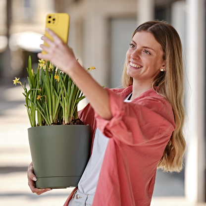 ქოთანი „ორიონი“ ⌀19/24/29სმ, ცივი მწვანე