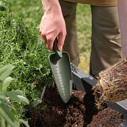 ხელის ნიჩაბი „გაია 02“, მუქი მწვანე