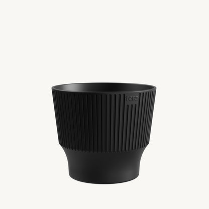 ქოთანი „მინი“ ⌀13/15/18სმ, მუქი ნაცრისფერი