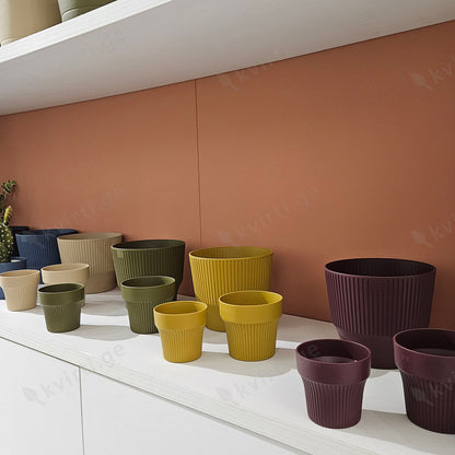 ქოთანი „თაინი“ ⌀10/12სმ, ქლიავისფერი