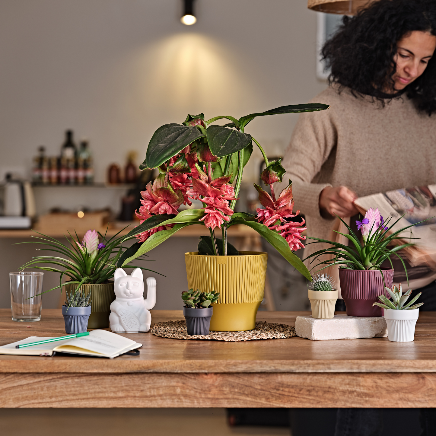 Flowerpot MINI ⌀13cm GOLDEN LIME