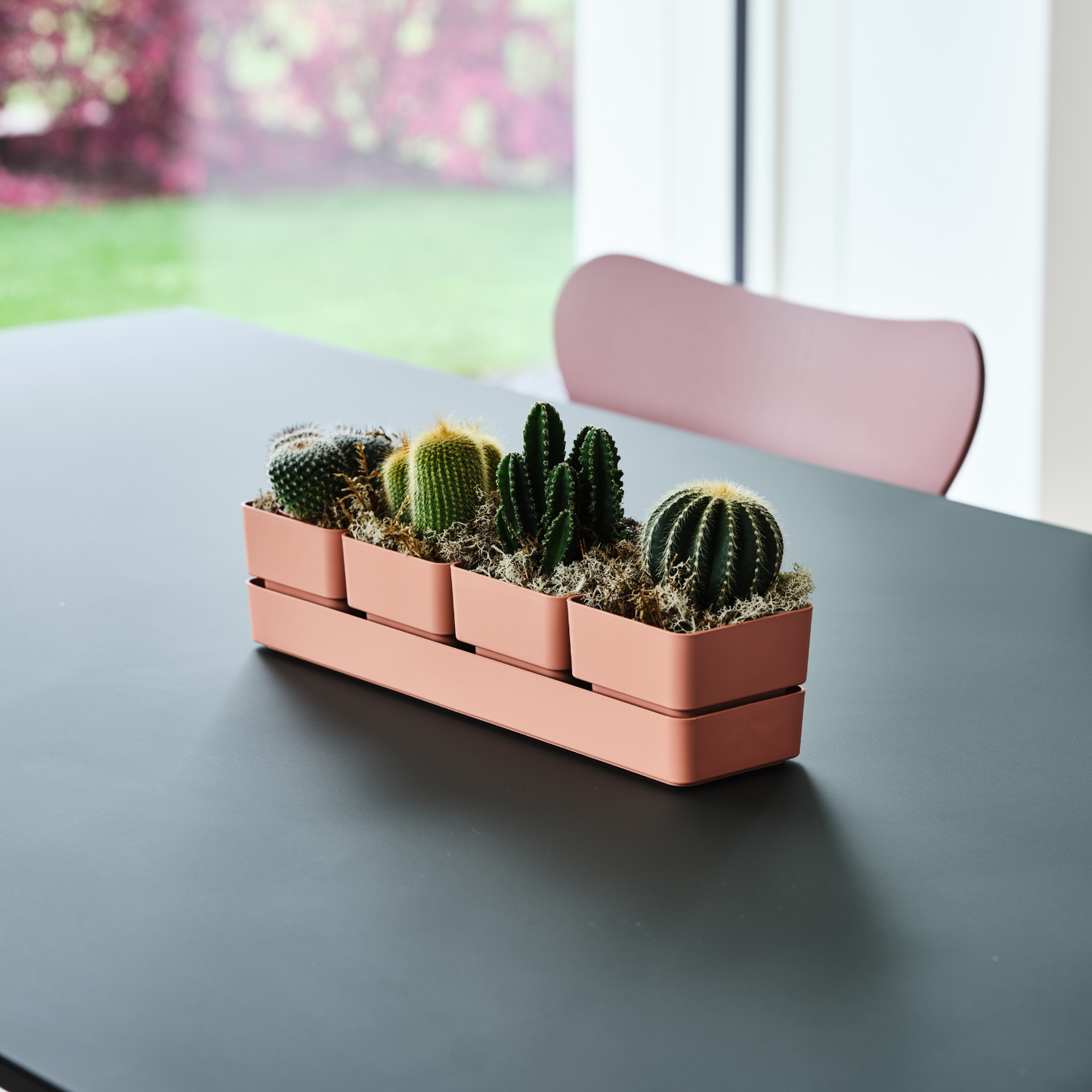 ქოთნების ნაკრები „სიერა“ 48სმ, ატმისფერი