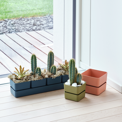 Flowerpot VELETA 9/12cm OLD ROSE