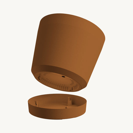 ქოთანი „ორიონი“ ⌀19/24სმ, თბილი ყავისფერი