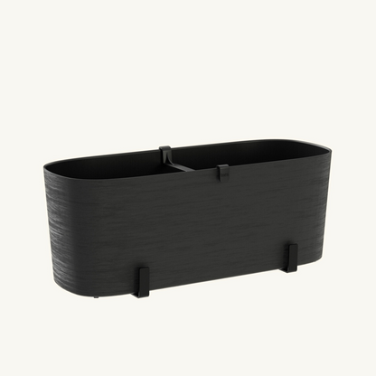 Flowerpot PAROS KIT 40/60cm BLACK