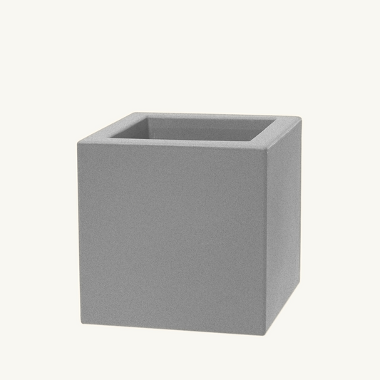 ქოთანი „სკიო კუბი" 40სმ, მოცისფრო ნაცრისფერი