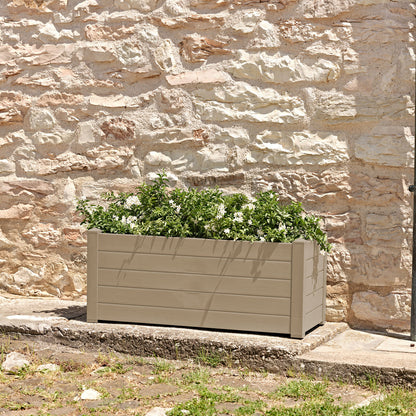 ყვავილების ქოთანი „ტრამა 002“ 100სმ, კრემისფერი