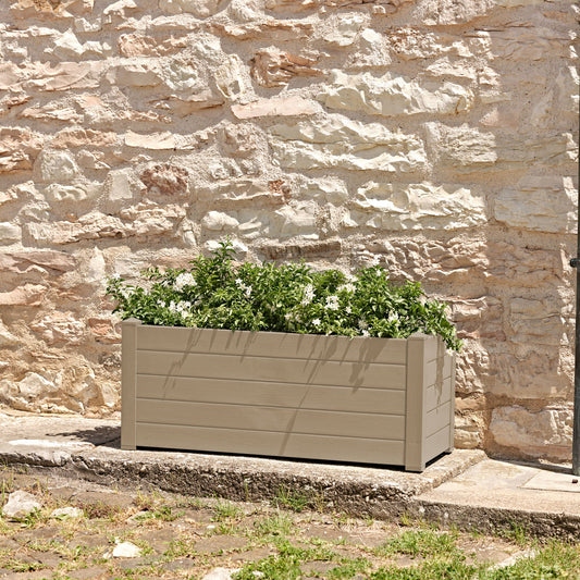 ყვავილების ქოთანი „ტრამა 002“ 100სმ, კრემისფერი