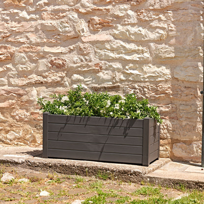 Flowerpot TRAMA 002 100cm MOKA