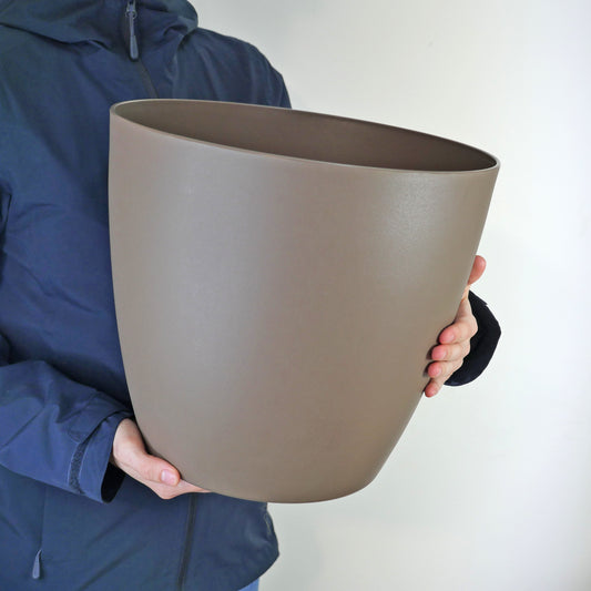 ქოთანი „ბაიონი“ ⌀30/35სმ, ღია ყავისფერი