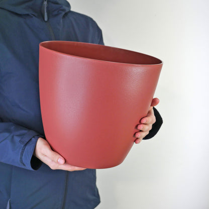 ქოთანი „ბაიონი“ ⌀30/35სმ, მოყავისფრო ვარდისფერი